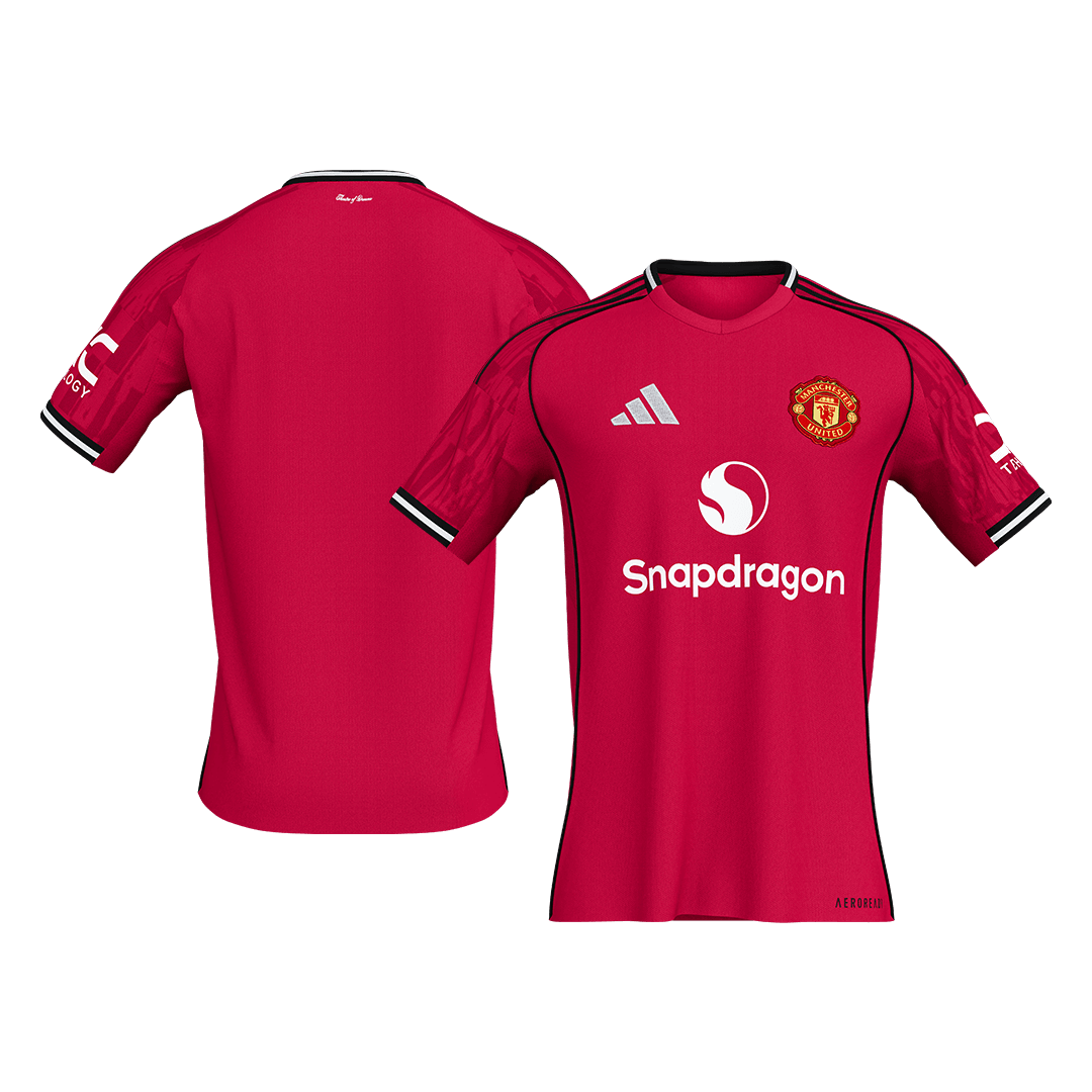 Manchester United Home Soccer Jersey 2025/26 - Image 3